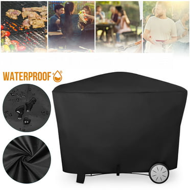 Char Broil Heavy Duty Gas Grill etc Waterproof Barbecue Grill Cover with PVC Coating Outdoor Oxford Fabric Windproof Rip-Proof,UV Resistant with Storage Bag for Weber BACKTURE BBQ Cover Brinkmann